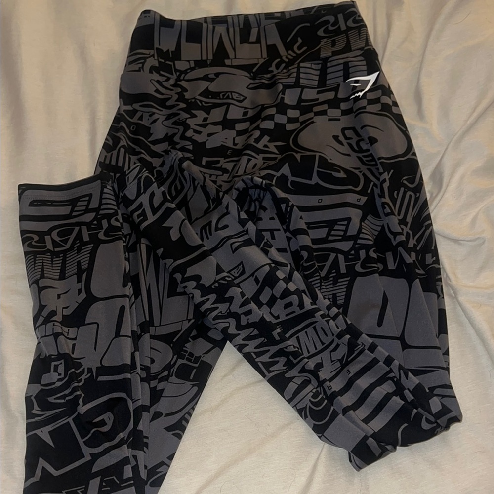 Gymshark Black and Gray Leggings